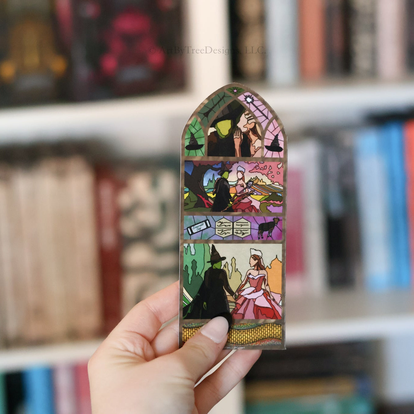 Wicked Stained Glass Bookmark