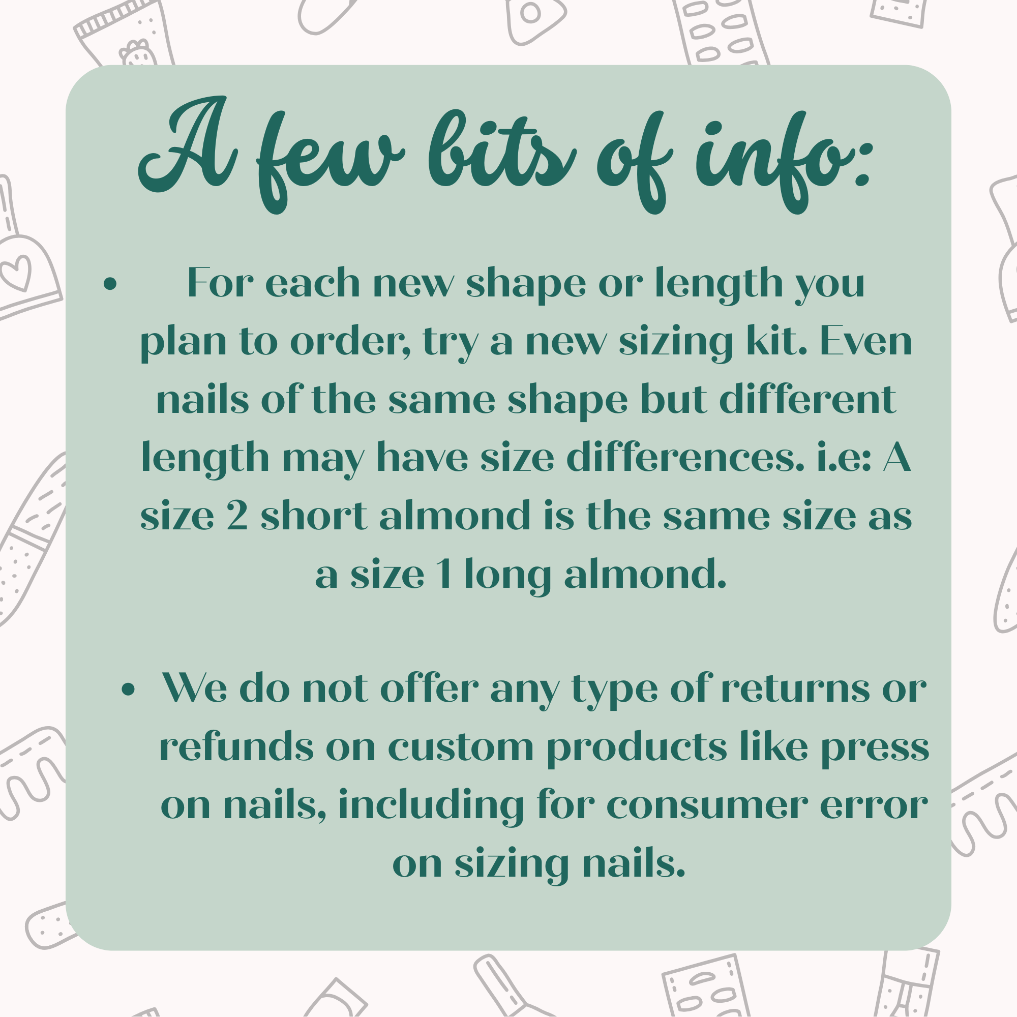 Sizing Kit For Press On Nails