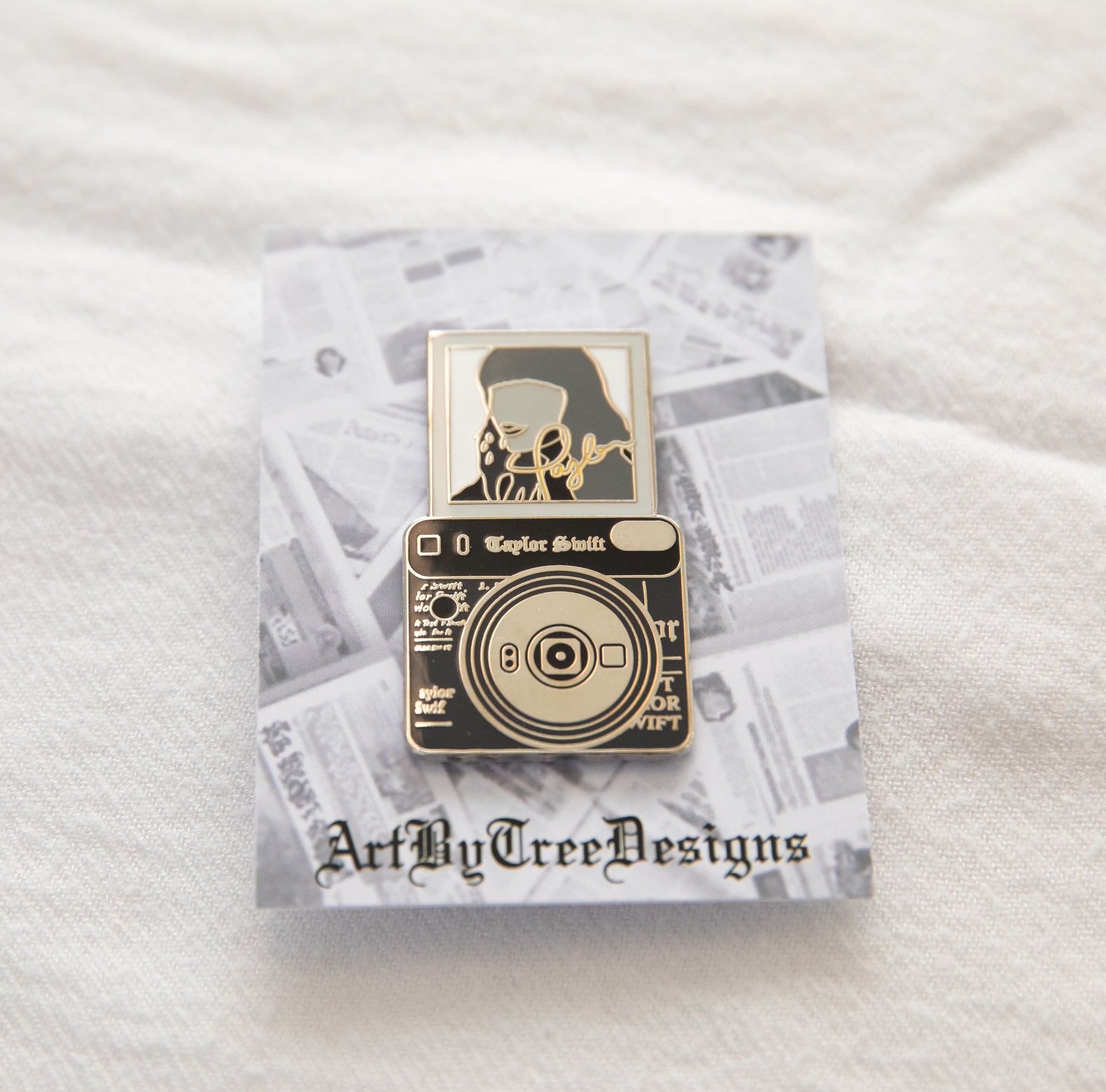 Big Reputation Camera Enamel Pin