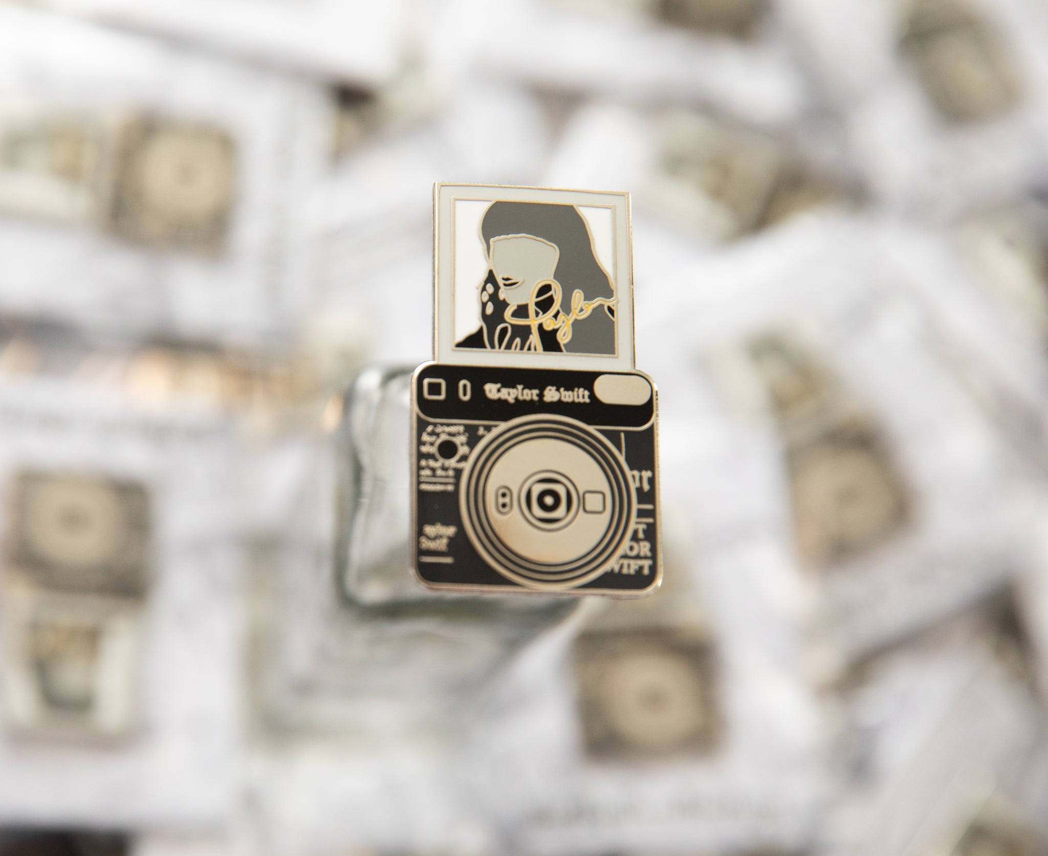 Big Reputation Camera Enamel Pin