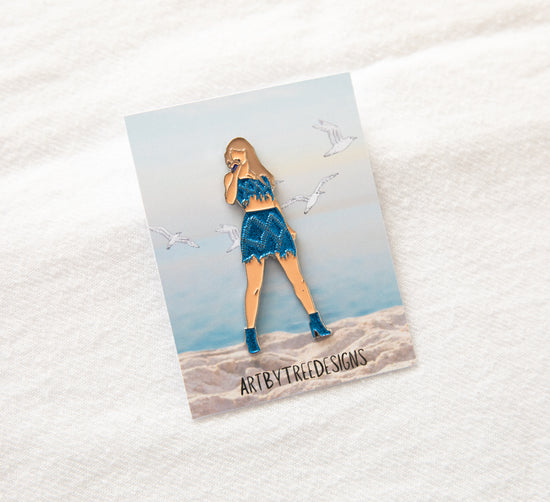 Crystal Skies Enamel Pin