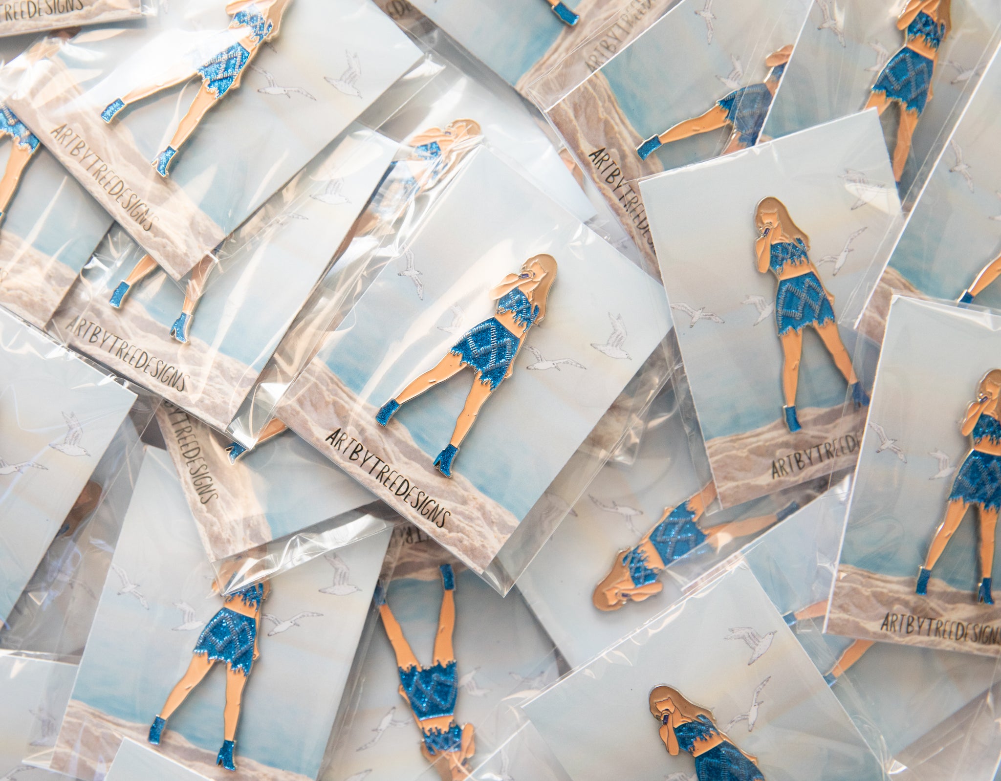 Crystal Skies Enamel Pin