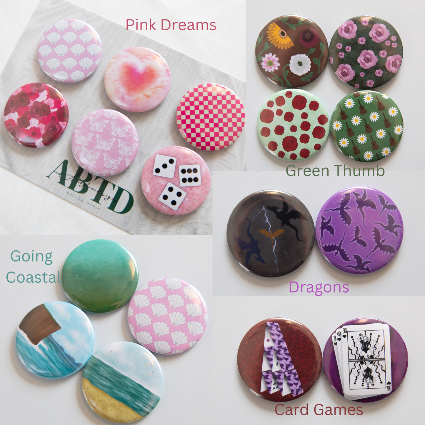 Build Your Own Button Magnet Set
