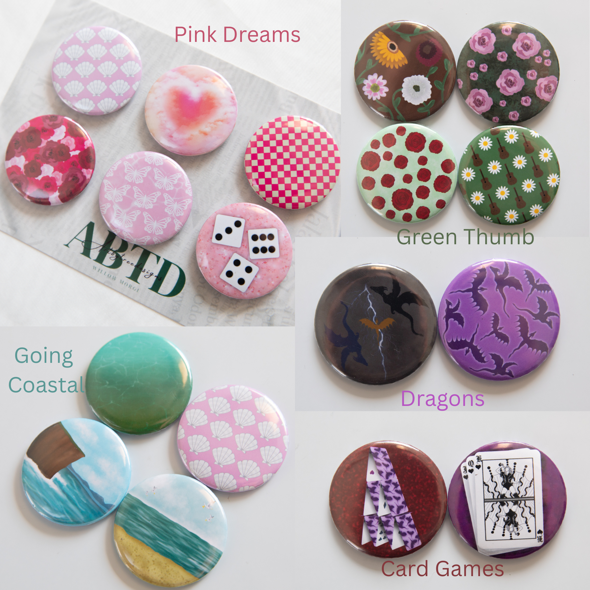 Build Your Own Button Magnet Set