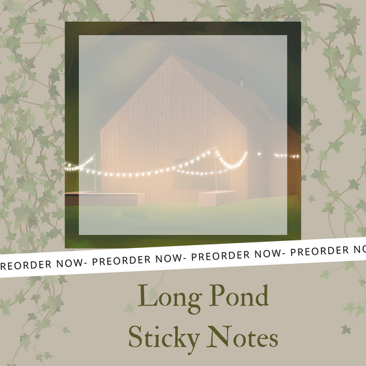 Long Pond Sticky Notes PREORDER