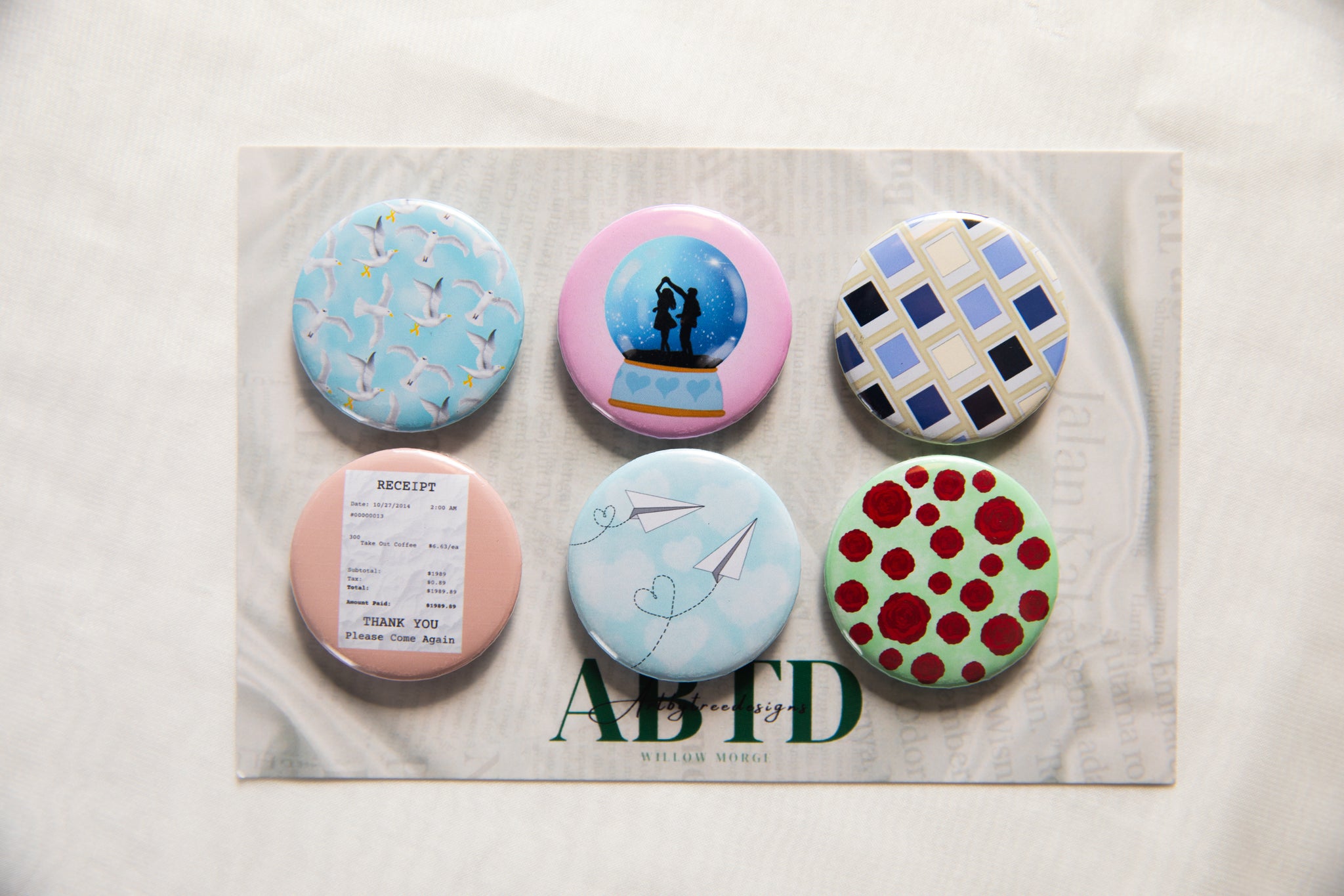 1989 Button Magnet Set