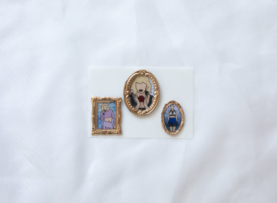 1989 Framed Wax Seal Stickers & Magnets