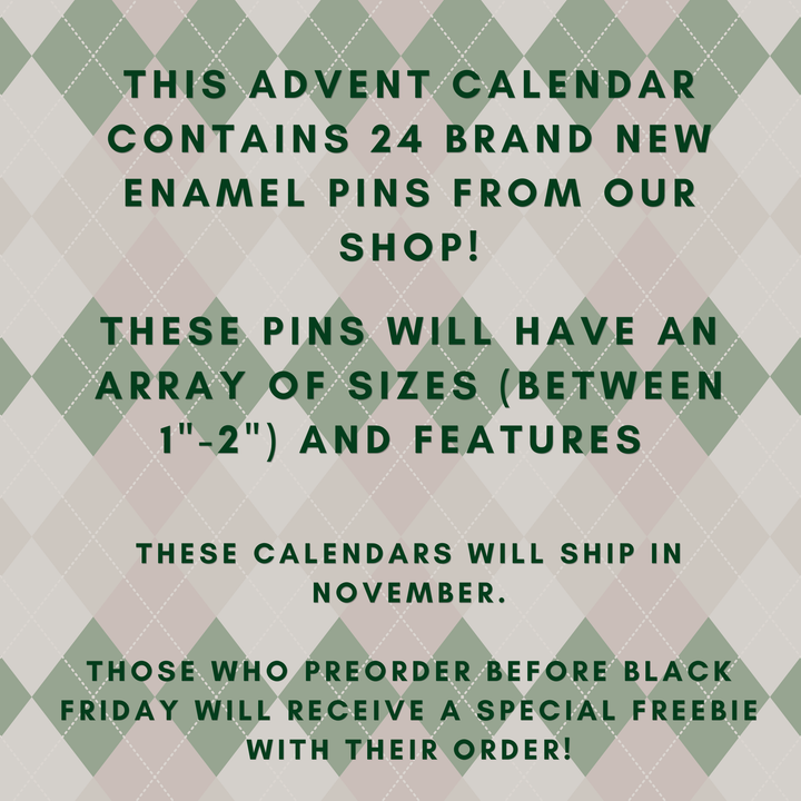 Enamel Pin Advent Calendar 2026