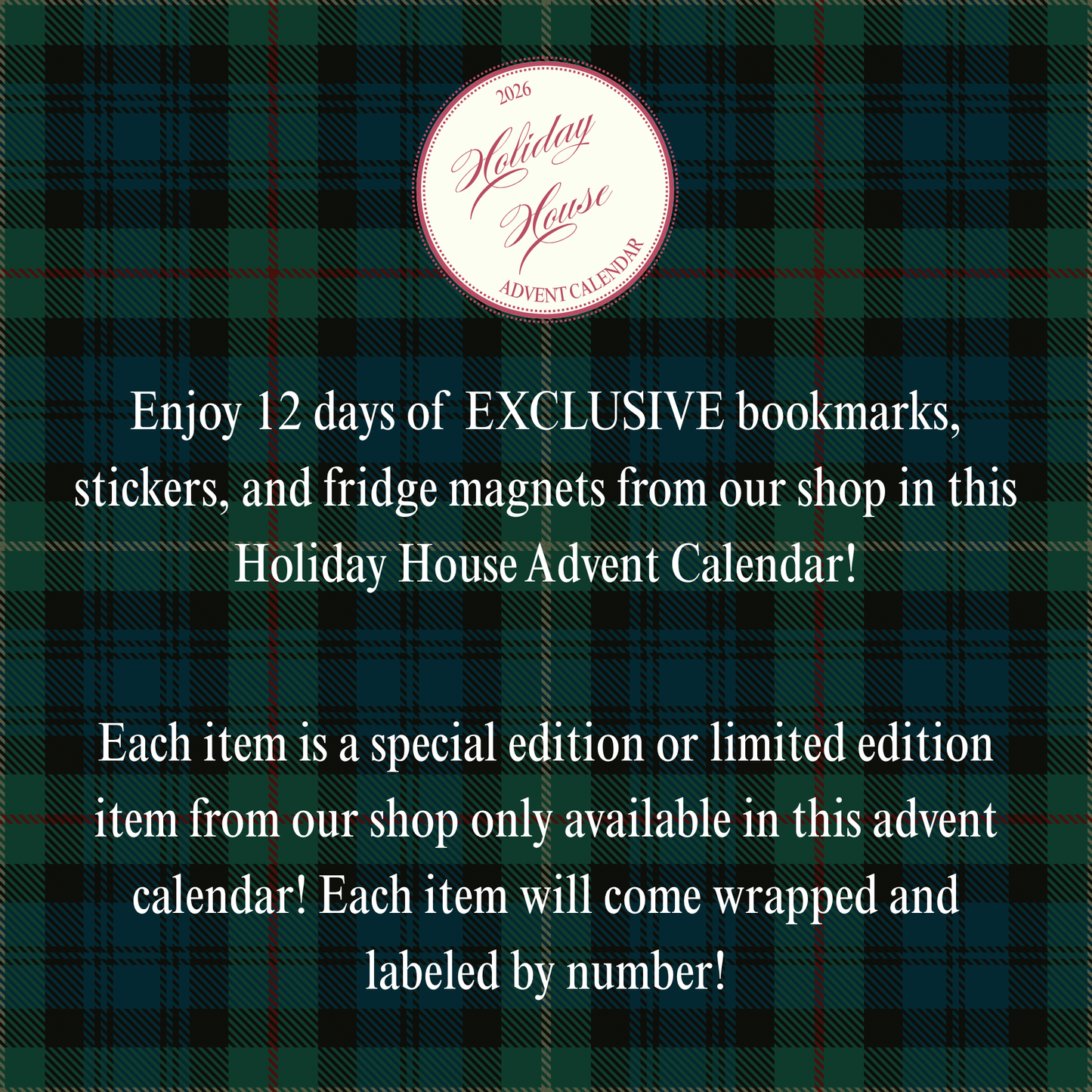 Holiday House Advent Calendar 2026