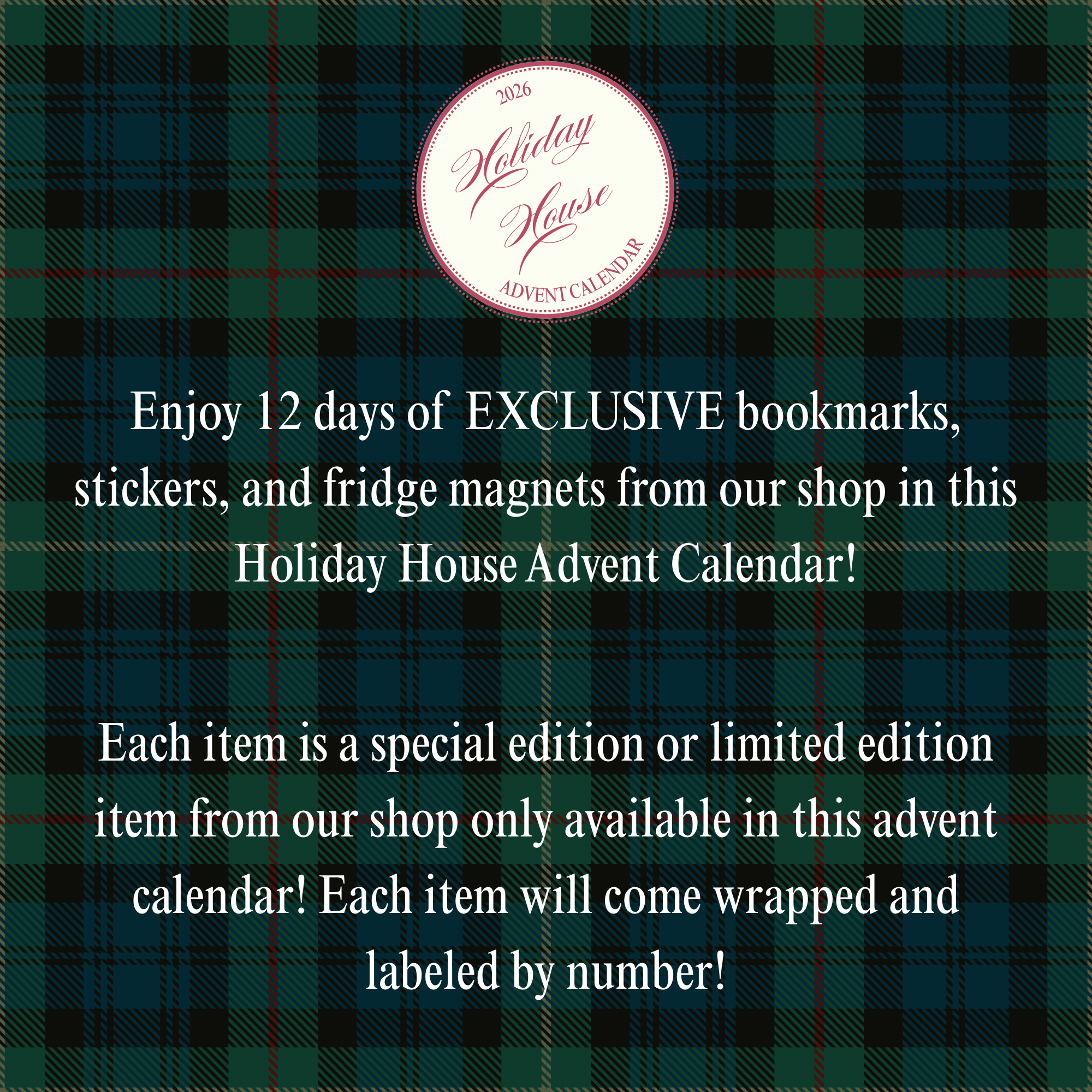Holiday House Advent Calendar 2026