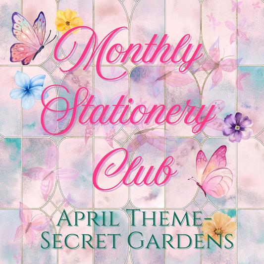 Monthly Stationery Club (Bookmarks, Stickers, and Magnets)