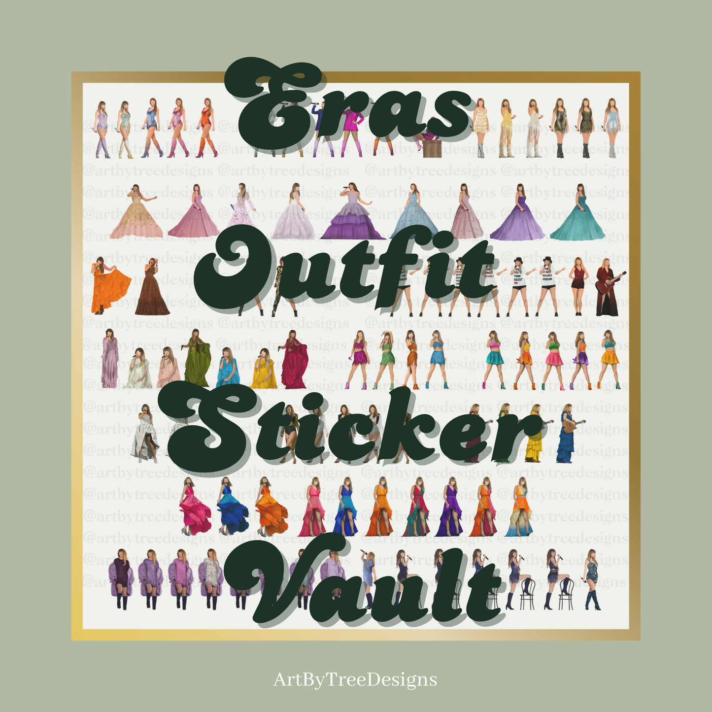 Eras Outfit Sticker Vault