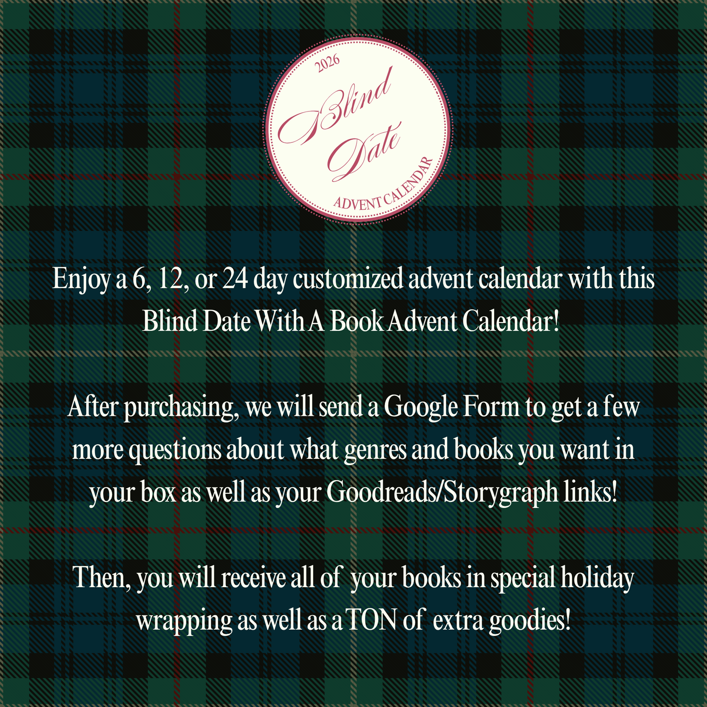 Blind Date With A Book Advent Calendar 2026