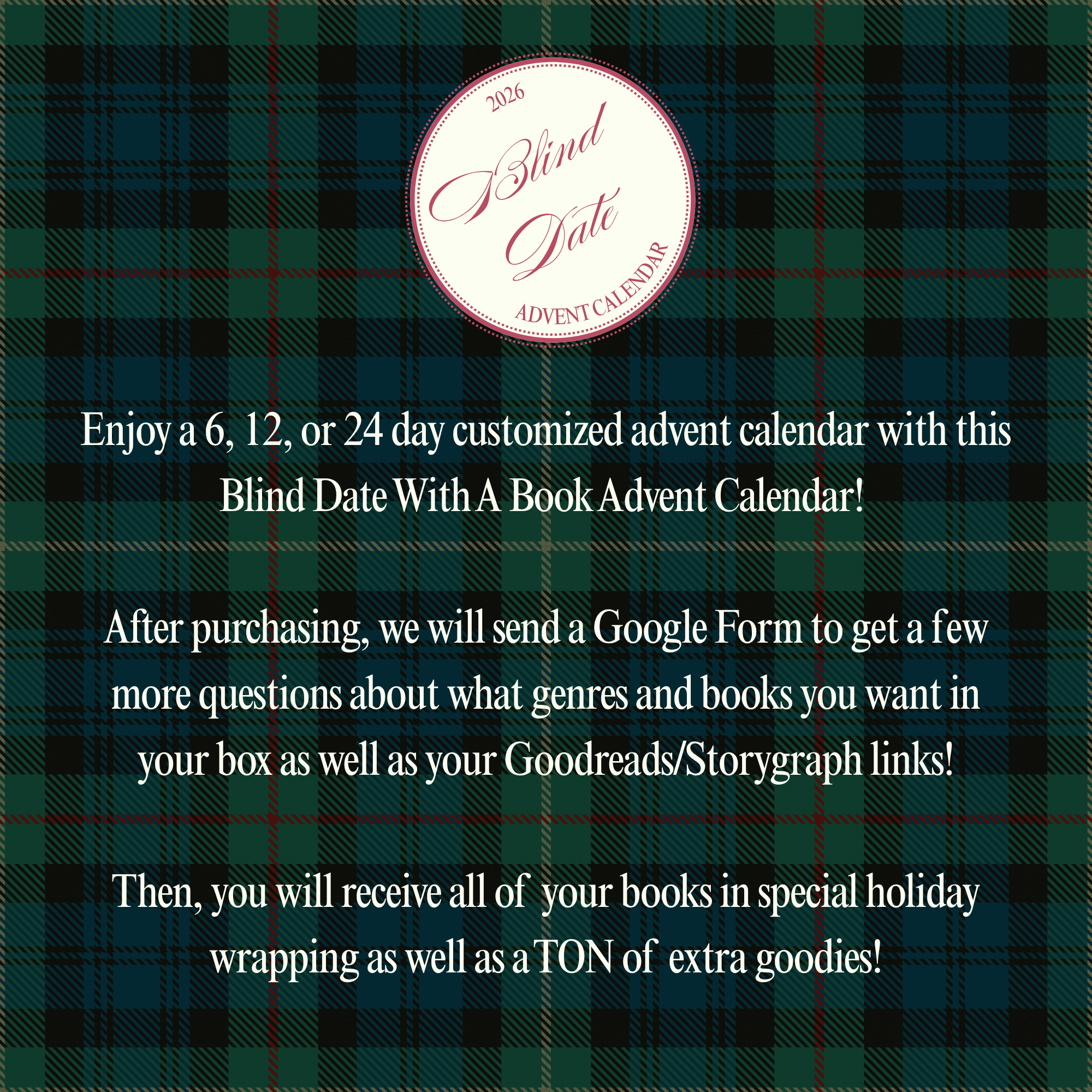 Blind Date With A Book Advent Calendar 2026