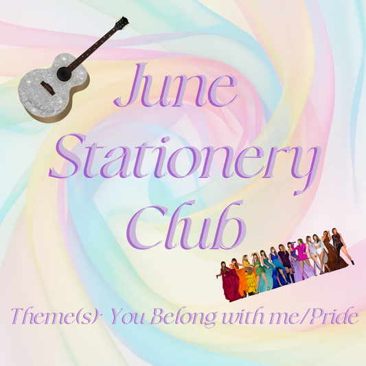 June Stationery Club (Bookmarks, Stickers, and Magnets)