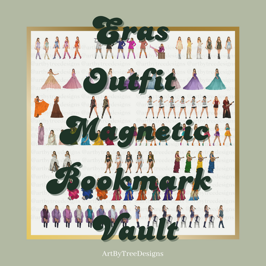 Eras Outfit Magnetic Bookmark Vault