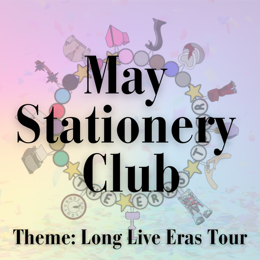 May Stationery Club (Bookmarks, Stickers, and Magnets)