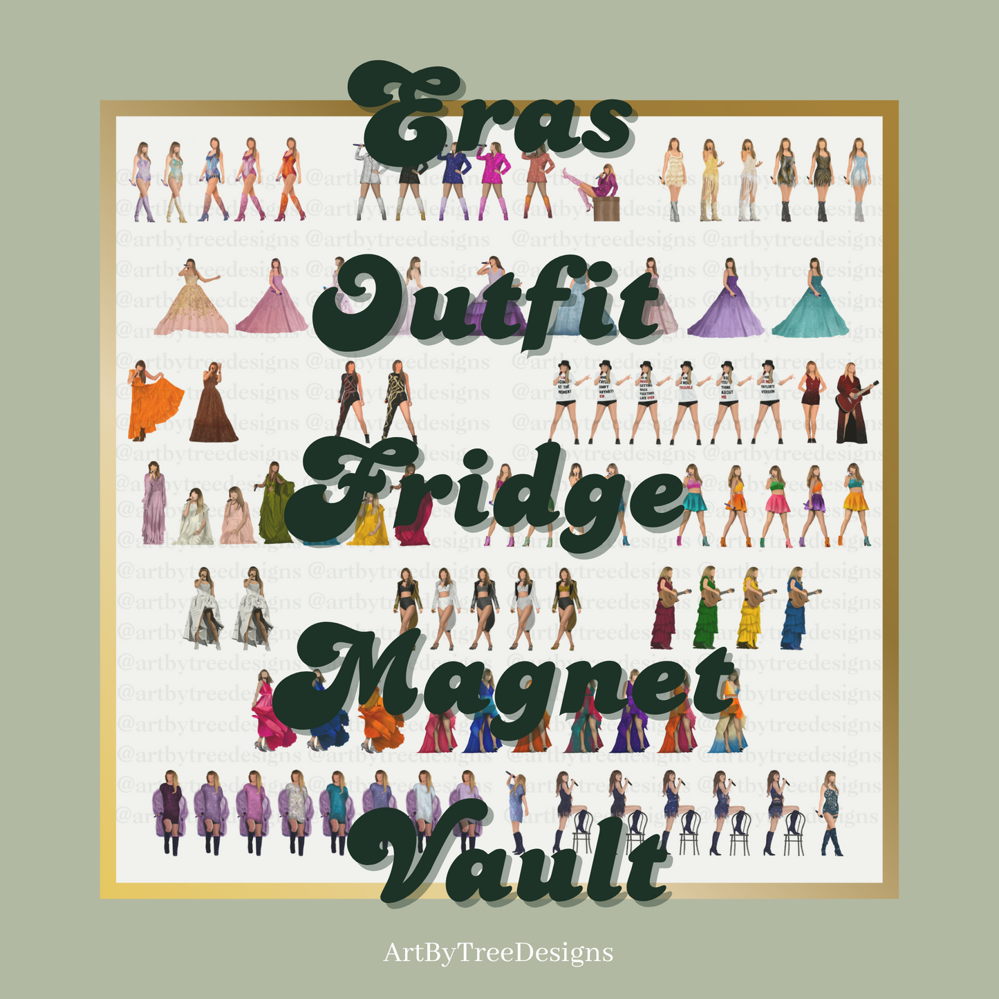 Eras Outfit Fridge Magnet Vault