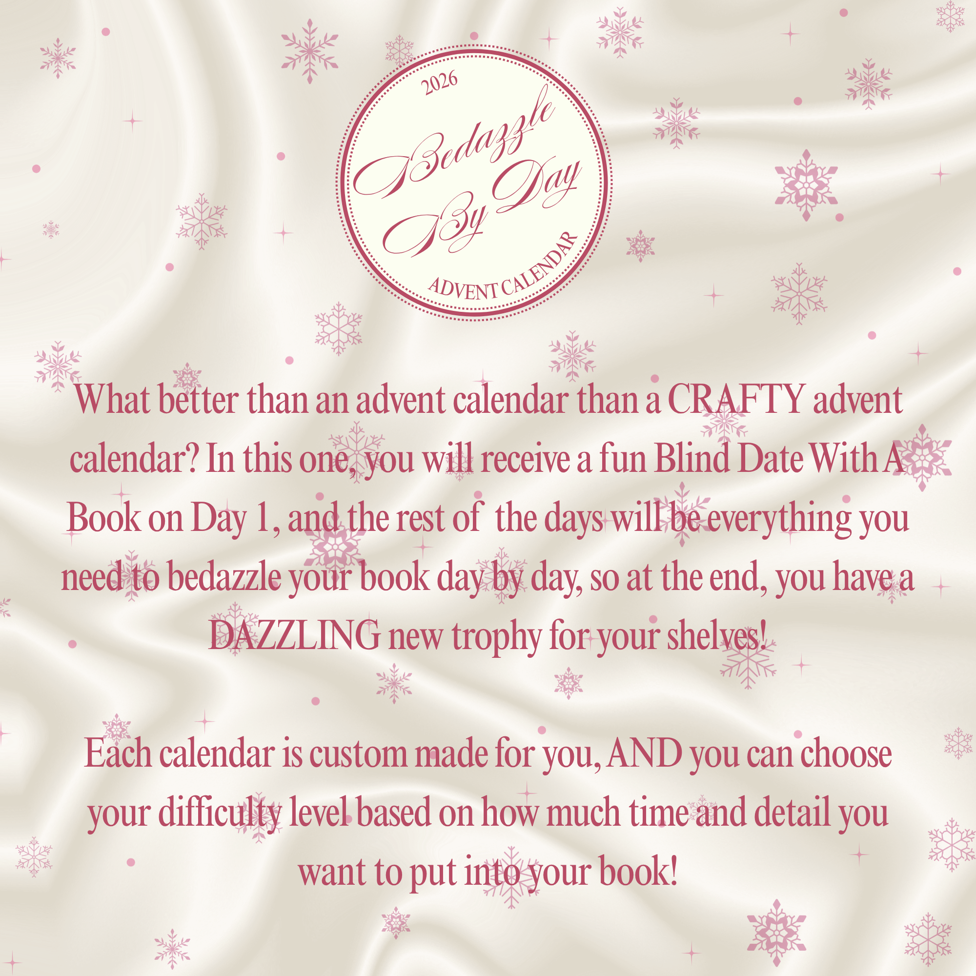Bedazzle By Day 2026 Advent Calendar (Book Bedazzling Advent Calendar)