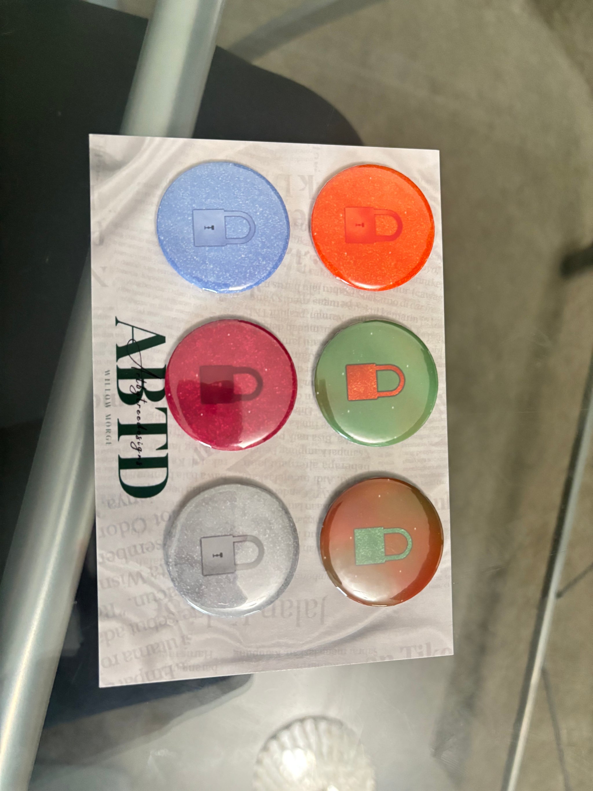 TLOAS Lock Button Magnet Set