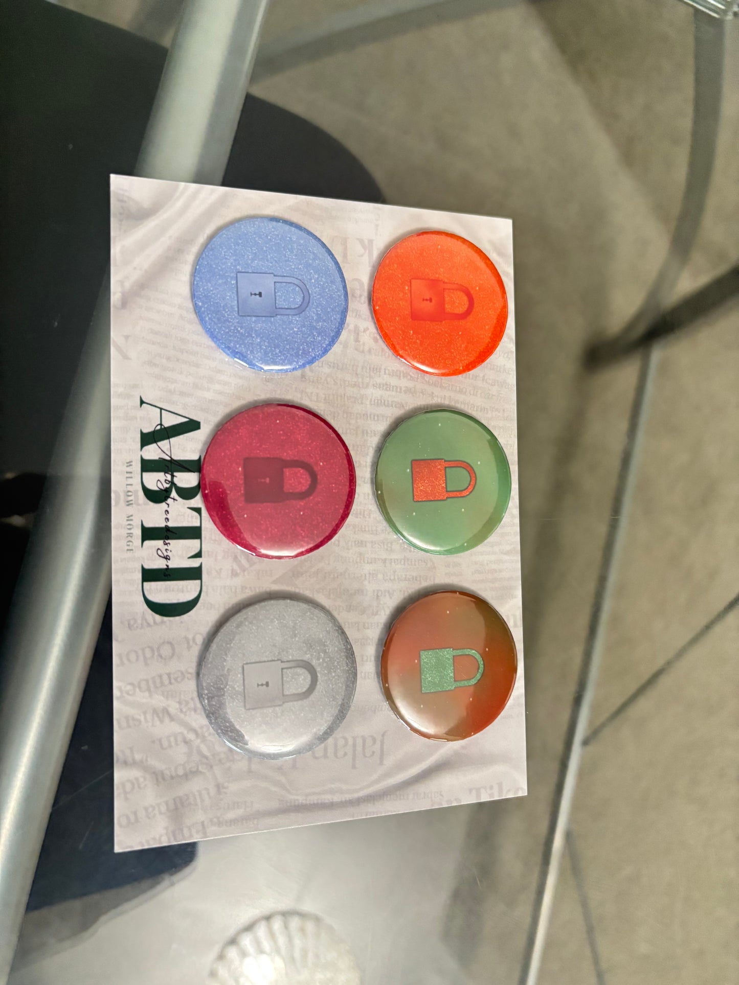 TLOAS Lock Button Magnet Set