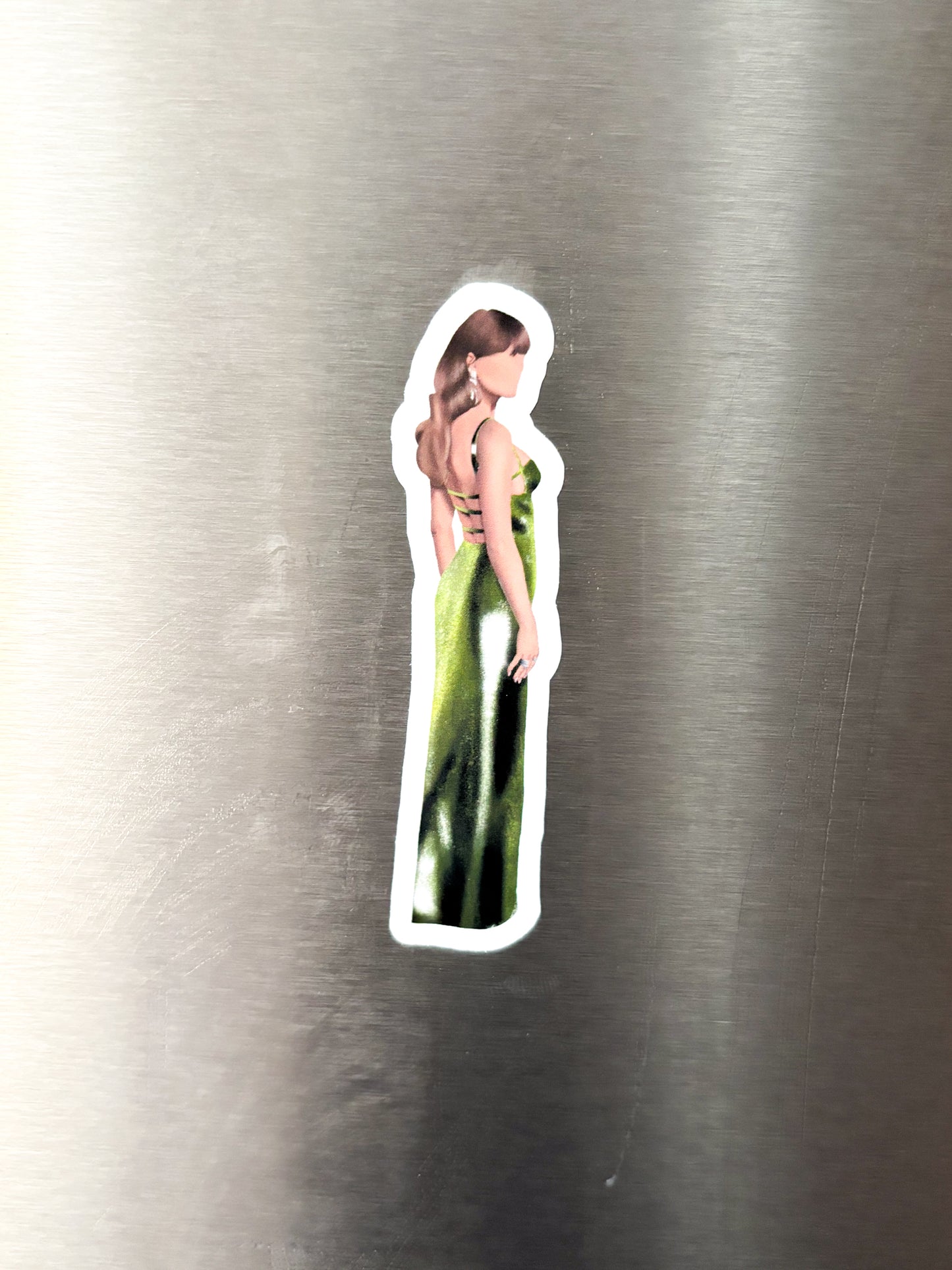 Key Lime Green Dress Magnet