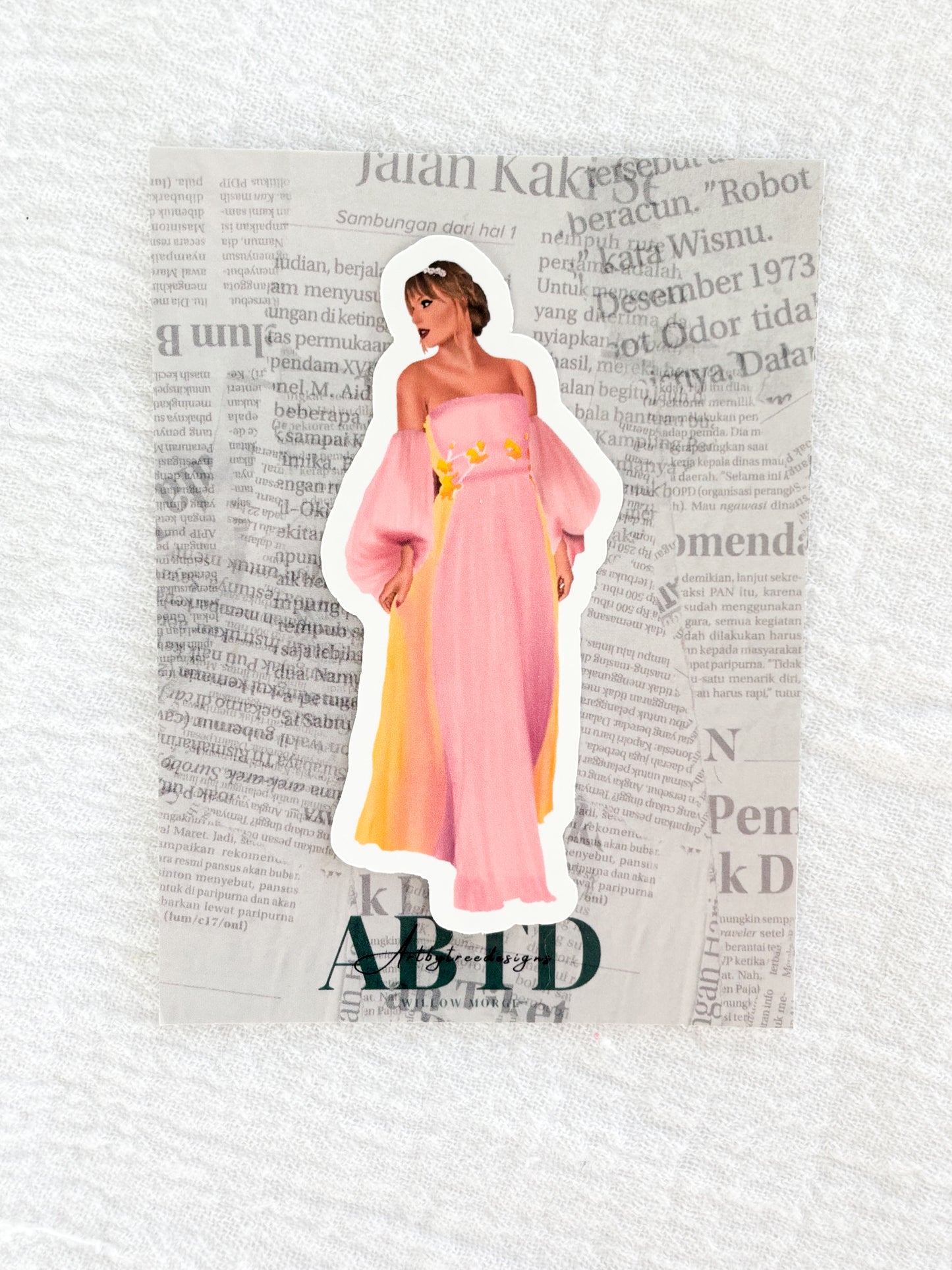 Afterglow Dress Sticker (With Facial Features)