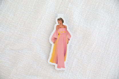 Afterglow Dress Magnetic Bookmark (With Facial Features)