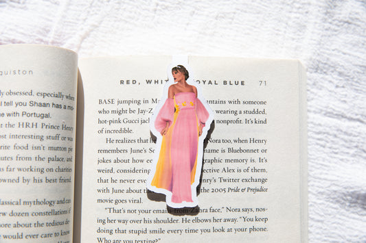 Afterglow Dress Magnetic Bookmark (With Facial Features)