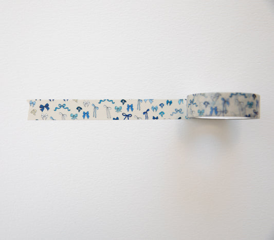 Blue Bow Washi Tape