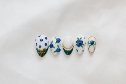 Blueberry Patch Press On Nail Set