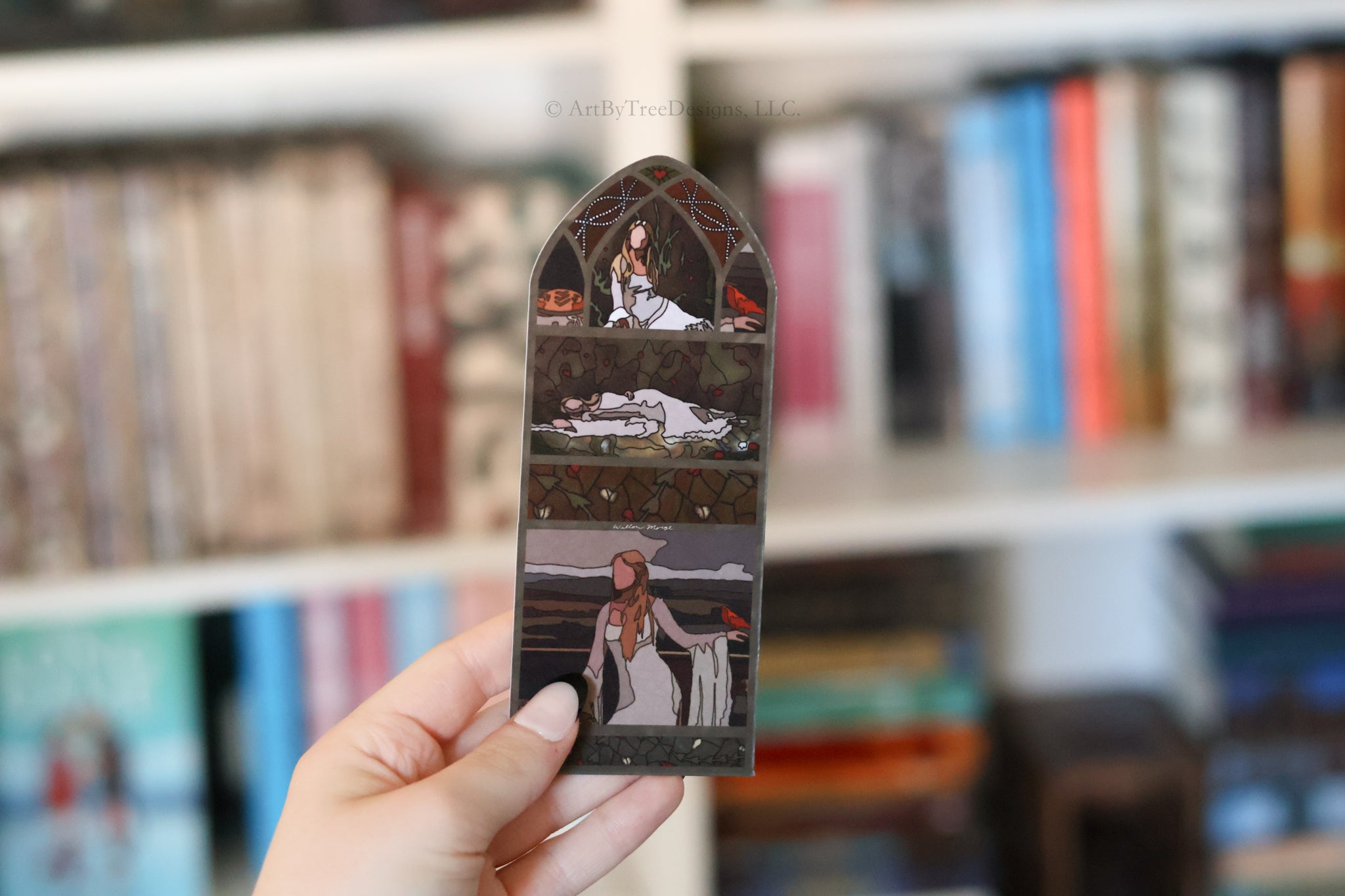 The Ophelia Stained Glass Bookmark