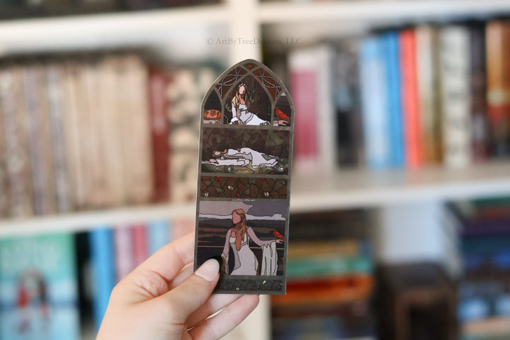 The Ophelia Stained Glass Bookmark