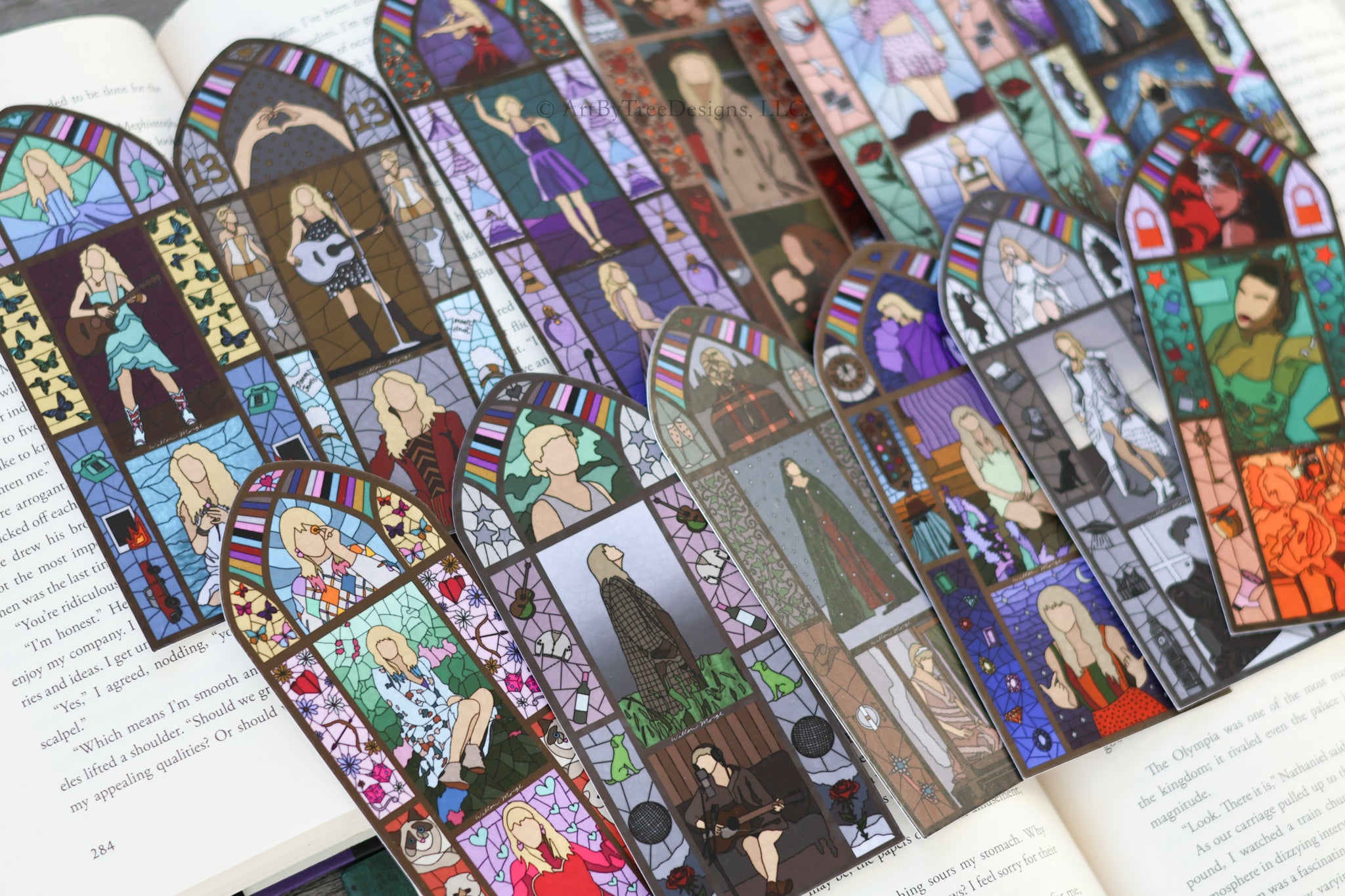 Stained Glass Eras Bookmark Vault