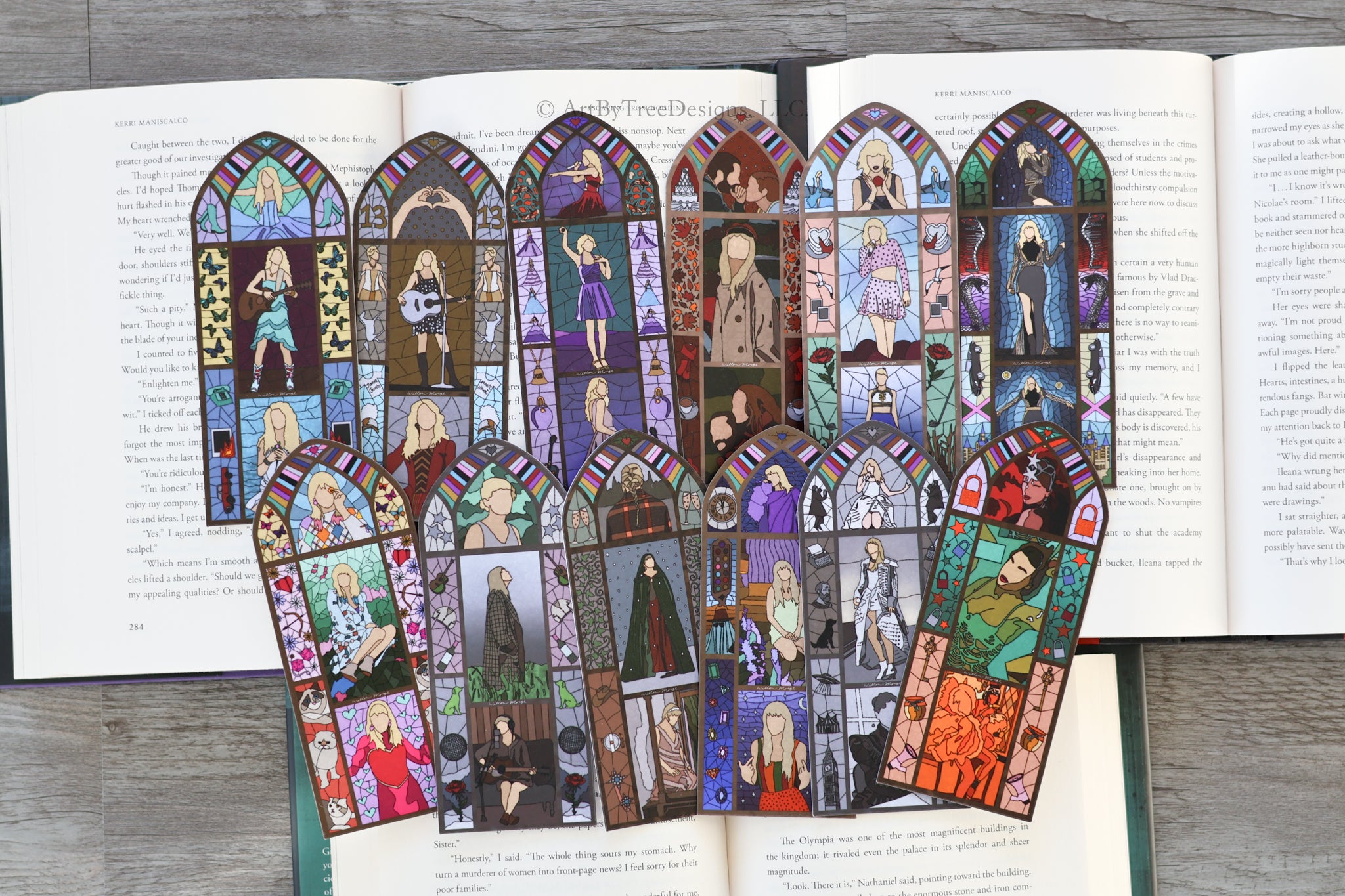 Stained Glass Eras Bookmark Vault