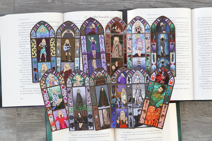 Stained Glass Eras Bookmark Vault