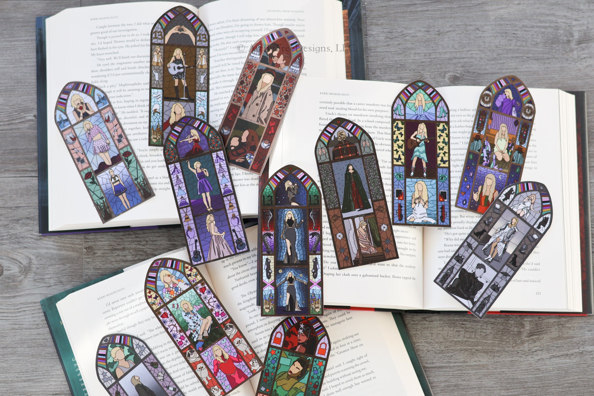 Stained Glass Eras Bookmark Vault