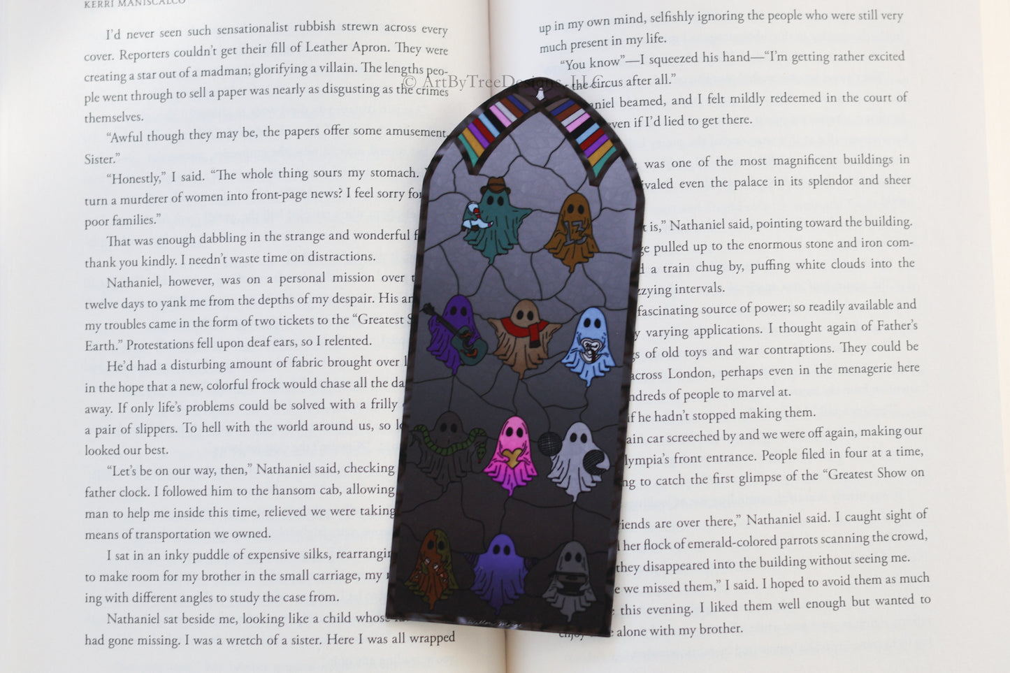 Eras Ghosts Stained Glass Bookmark