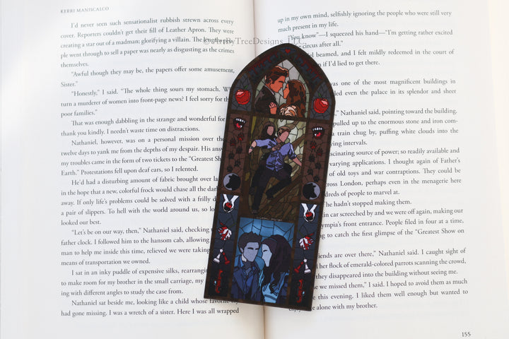 Twilight Stained Glass Bookmark
