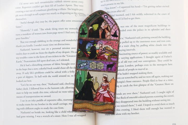 Wicked Stained Glass Bookmark