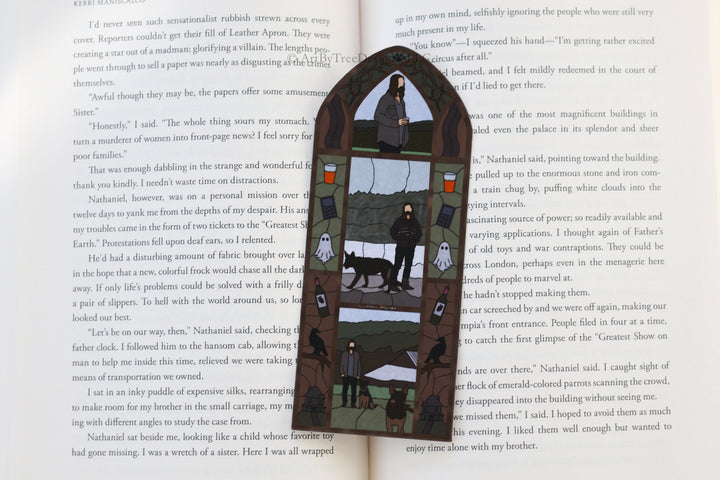Stick Season Stained Glass Bookmark