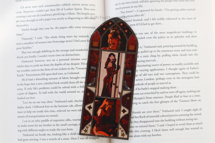Showgirl CANCELLED! Stained Glass Bookmark