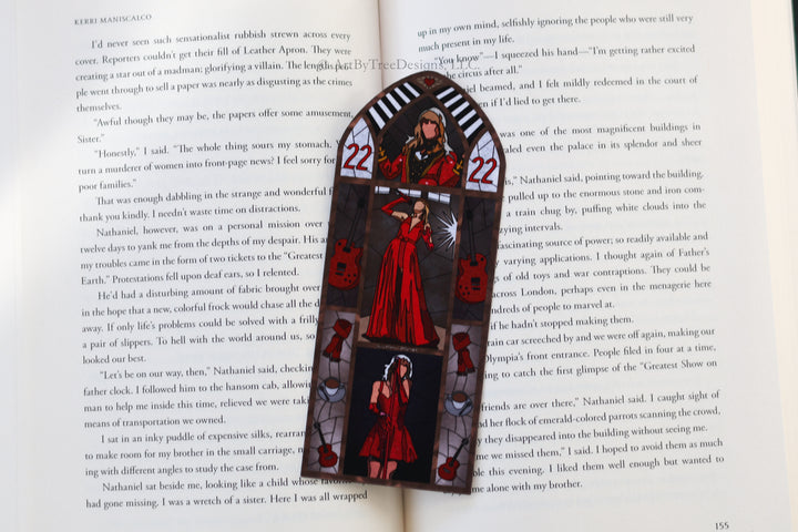 RED Tour Stained Glass Bookmark