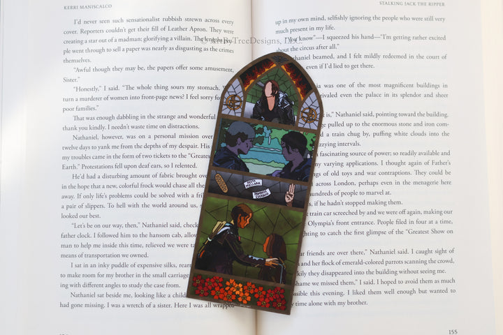 THG Stained Glass Bookmark
