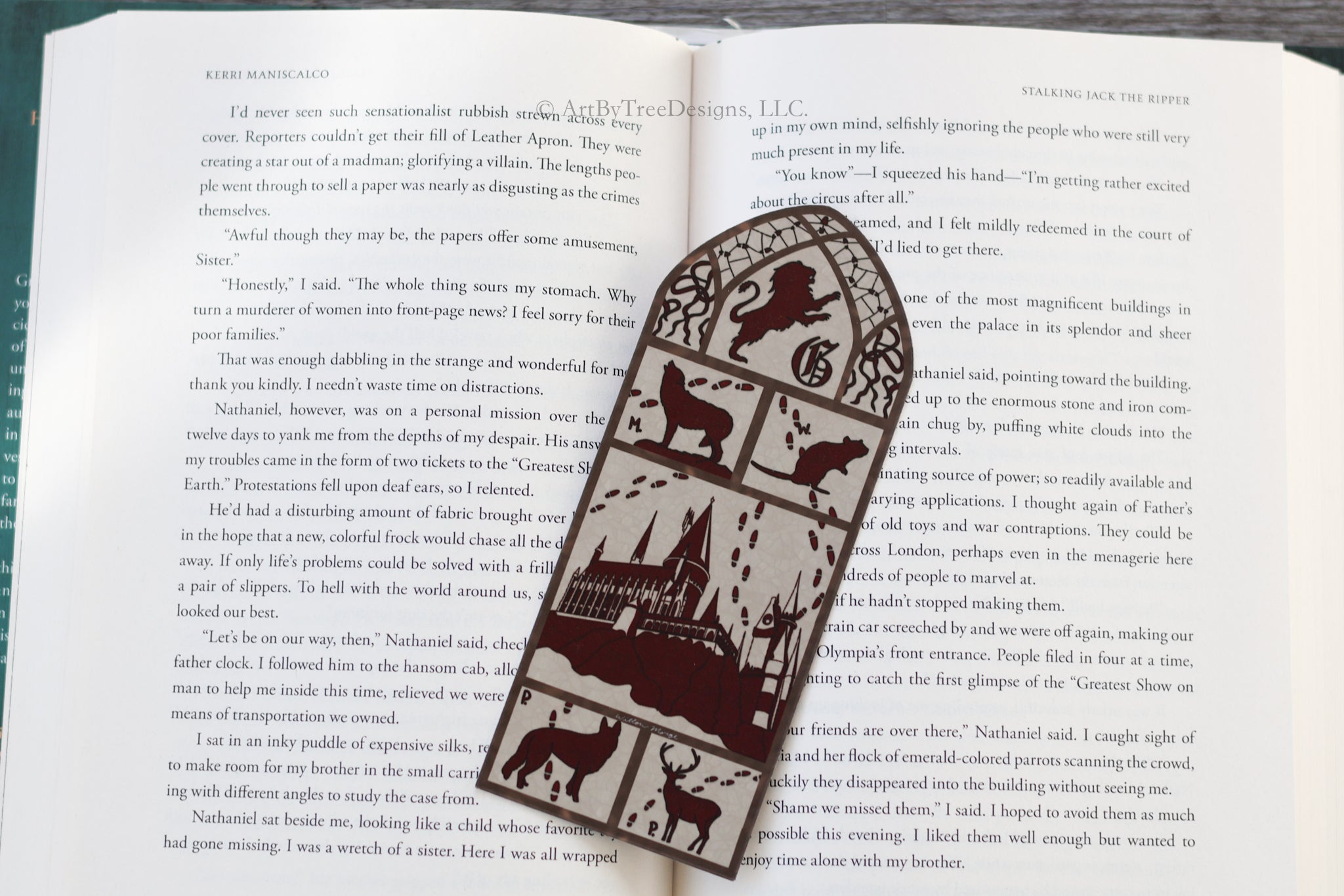 Marauders Stained Glass Bookmark