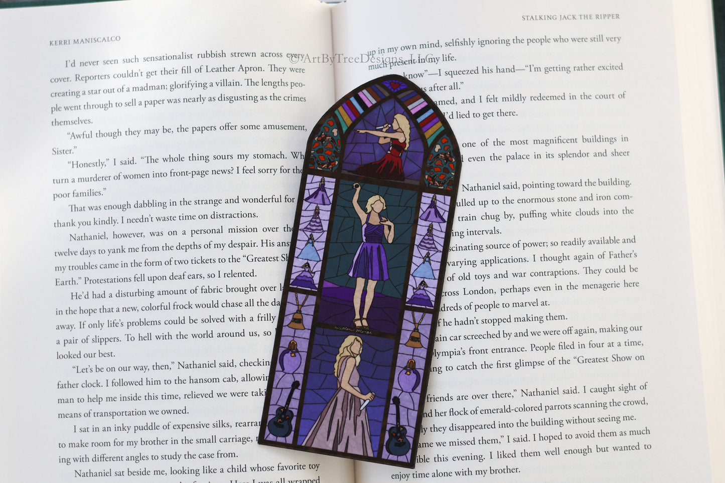 Speak Now Stained Glass Bookmark