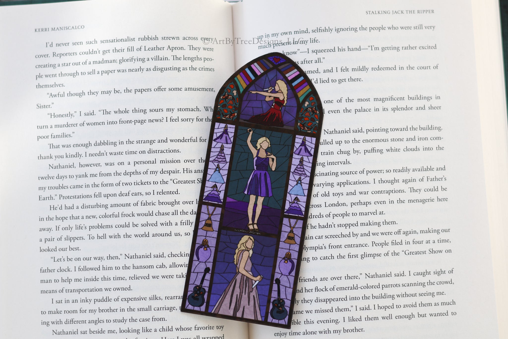 Speak Now Stained Glass Bookmark