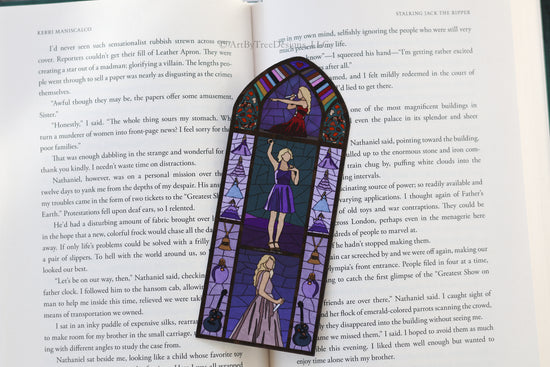 Speak Now Stained Glass Bookmark