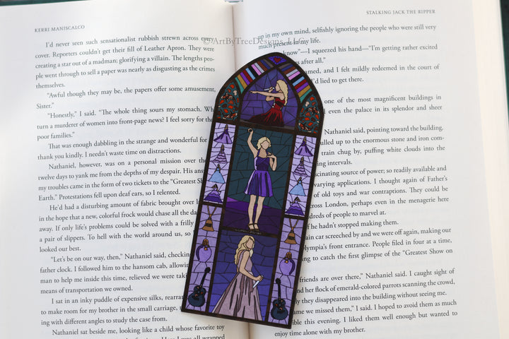Speak Now Stained Glass Bookmark