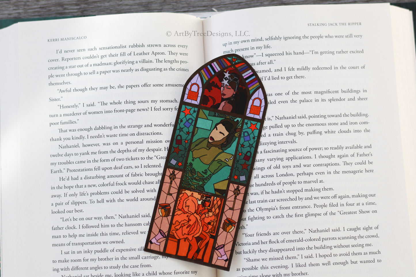 Showgirl (OG) Stained Glass Bookmark